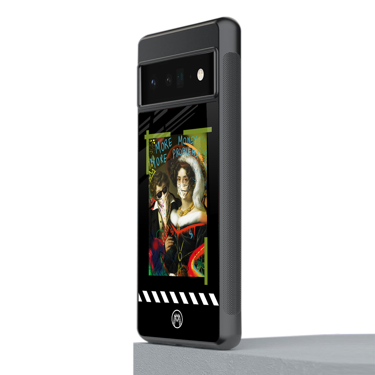 more money more problems back phone cover | glass case for google pixel 6 pro