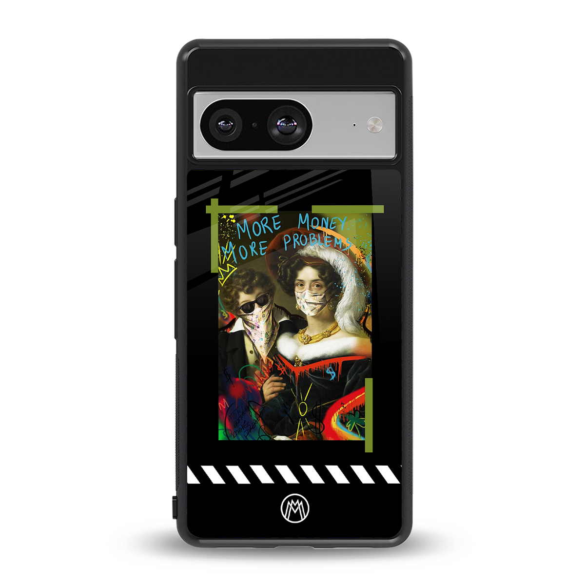 more money more problems back phone cover | glass case for Google Pixel 8