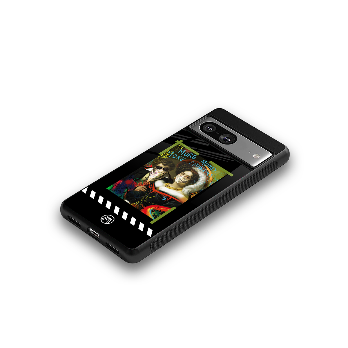 more money more problems back phone cover | glass case for Google Pixel 8