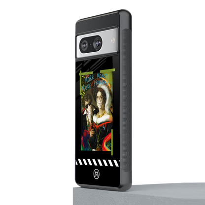 more money more problems back phone cover | glass case for Google Pixel 8