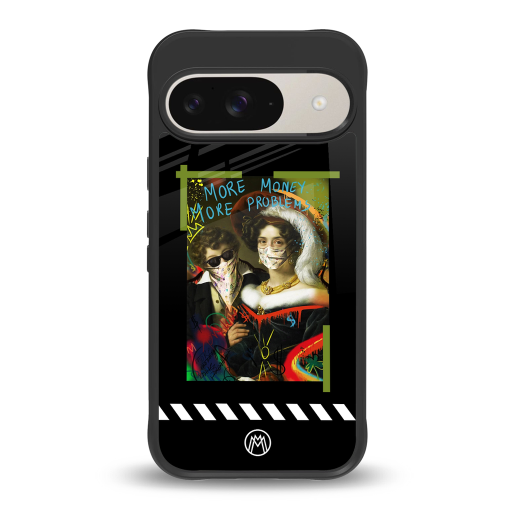 more money more problems back phone cover | glass case for google pixel 9
