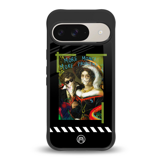 more money more problems back phone cover | glass case for google pixel 9