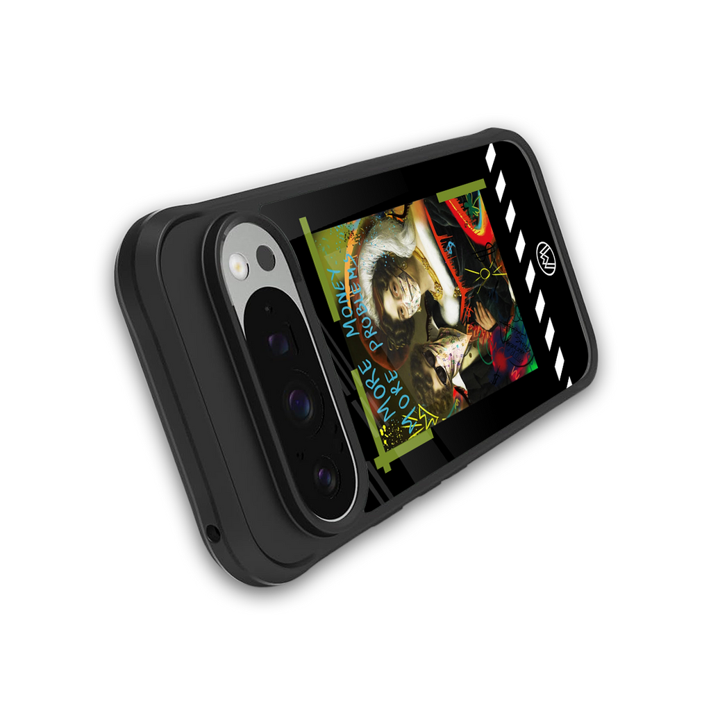 more money more problems back phone cover | glass case for google pixel 9 pro