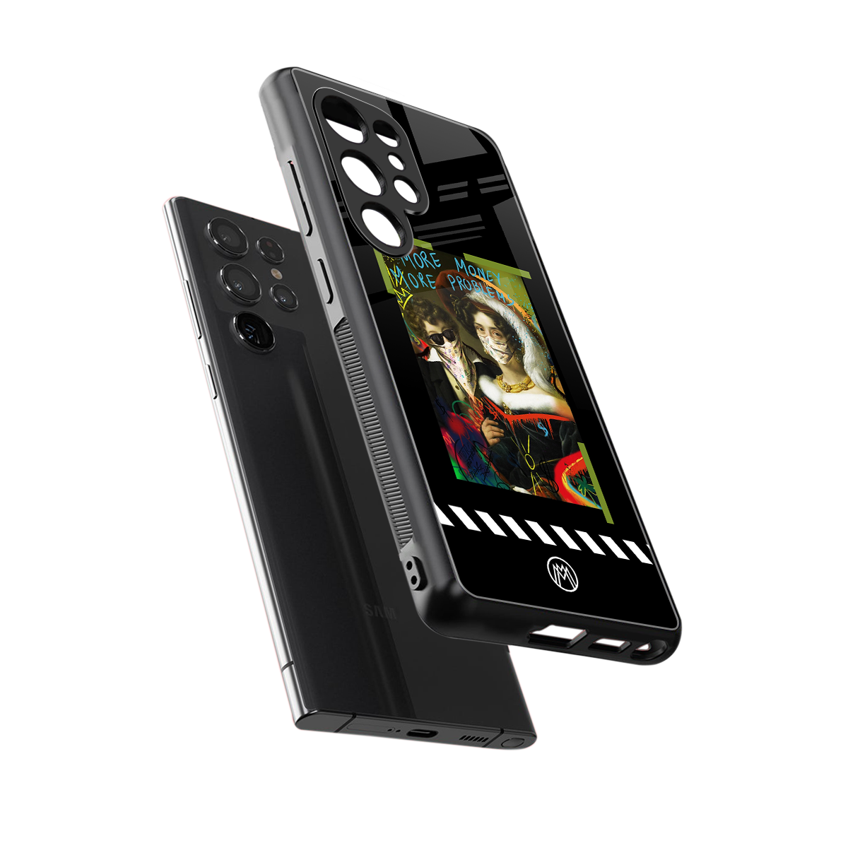 more money more problems back phone cover | glass case for samsung galaxy s25 ultra