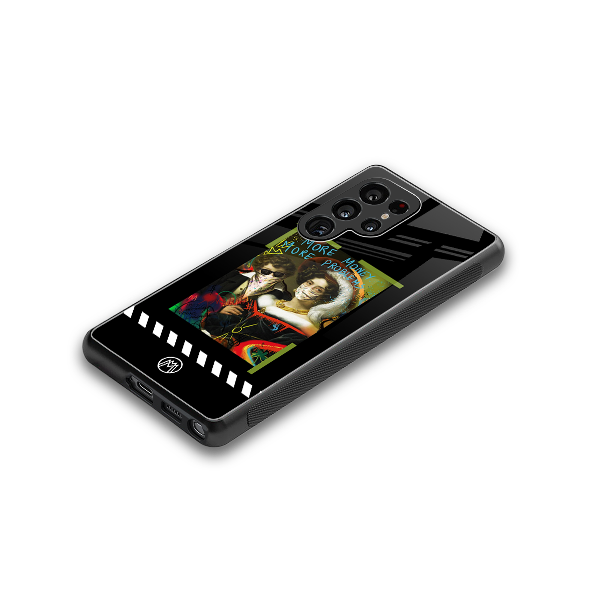 more money more problems back phone cover | glass case for samsung galaxy s25 ultra