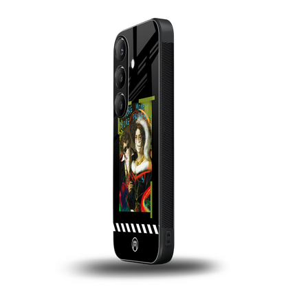 more money more problems back phone cover | glass case for samsung galaxy s24 fe