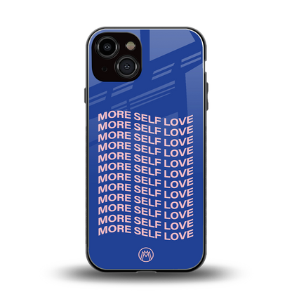 more self love back phone cover | glass case for iphone 13
