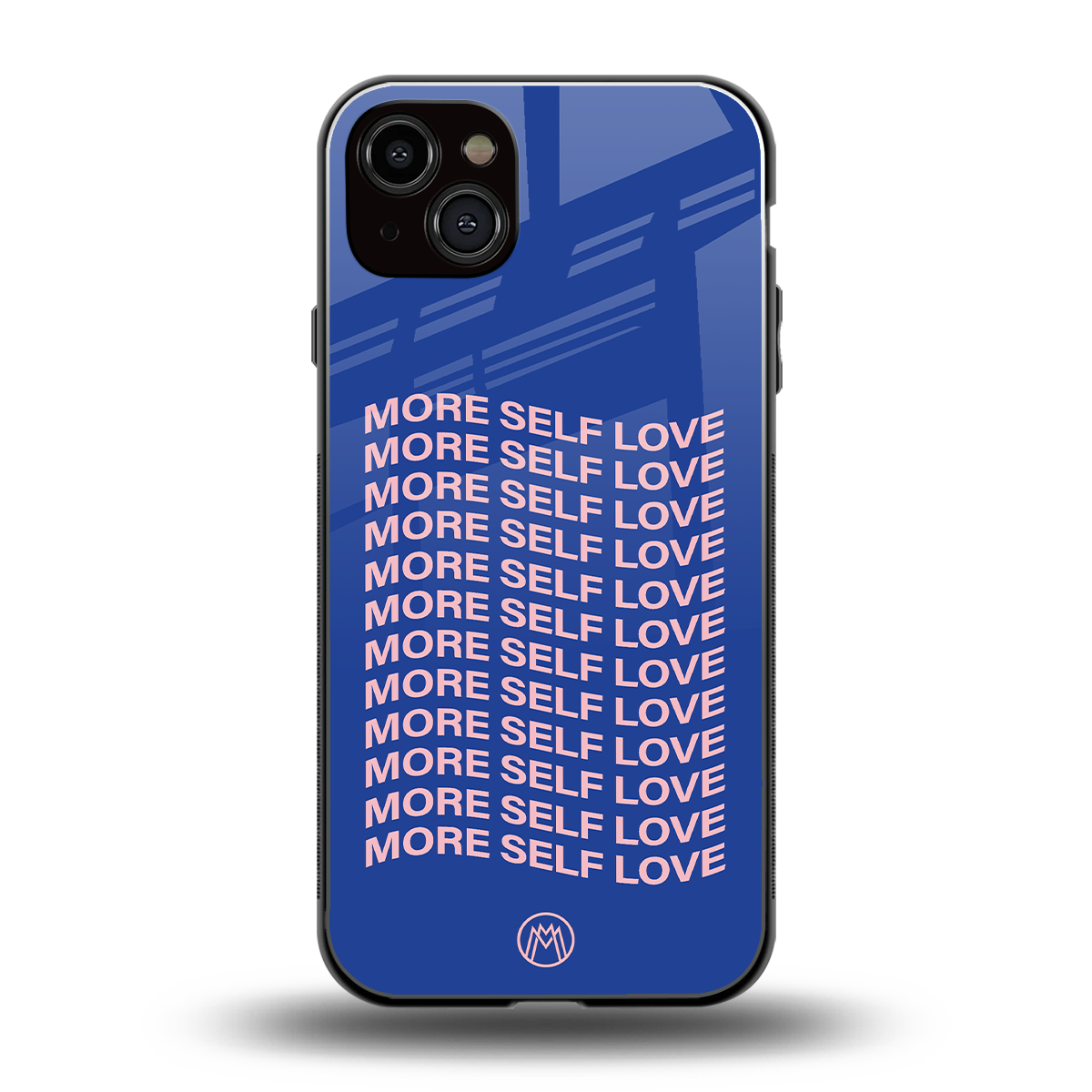 more self love back phone cover | glass case for iphone 14 plus