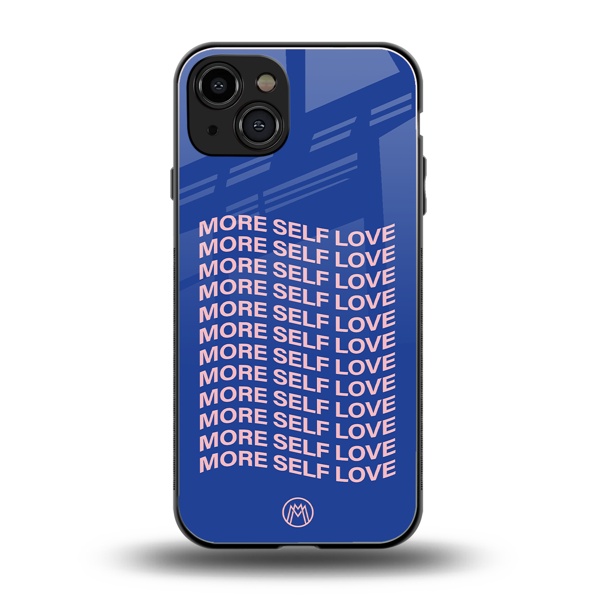 more self love back phone cover | glass case for iphone 14