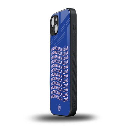 more self love back phone cover | glass case for iphone 14