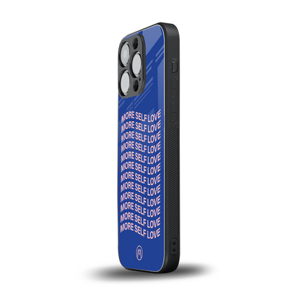 more self love back phone cover | glass case for iphone 16 pro
