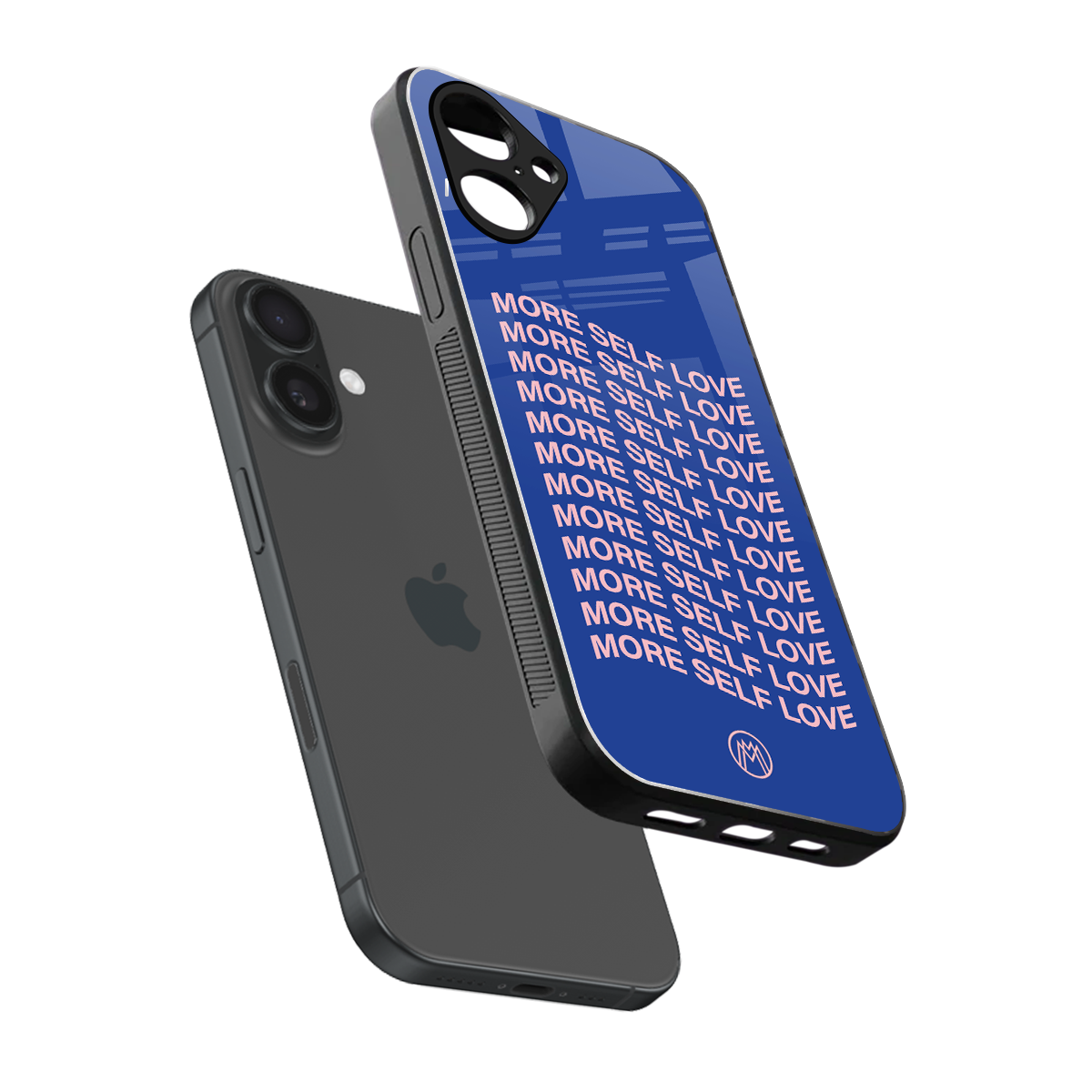 more self love back phone cover | glass case for iphone 16