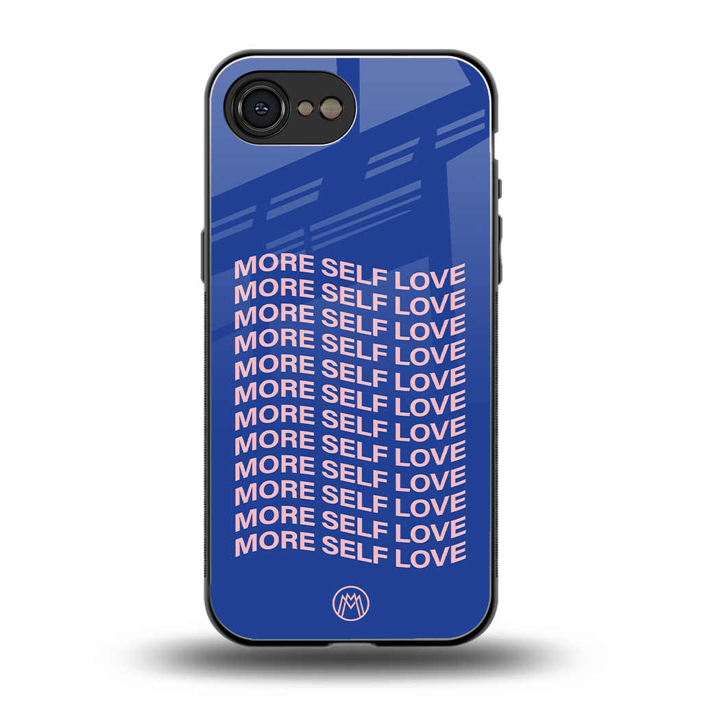 more self love back phone cover | glass case for iphone 16e