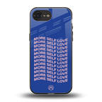 more self love back phone cover | glass case for iphone 16e