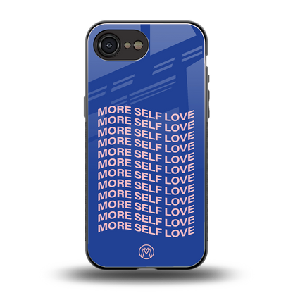 more self love back phone cover | glass case for iphone 16e