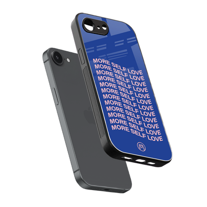 more self love back phone cover | glass case for iphone 16e