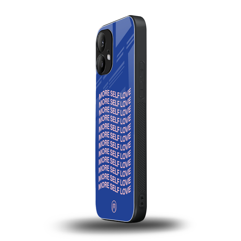 more self love back phone cover | glass case for nothing phone 2