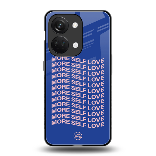 more self love back phone cover | glass case for oneplus nord 3