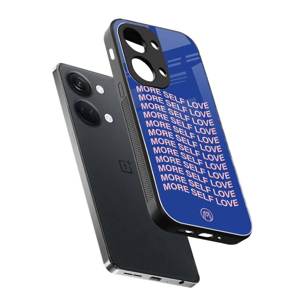 more self love back phone cover | glass case for oneplus nord 3
