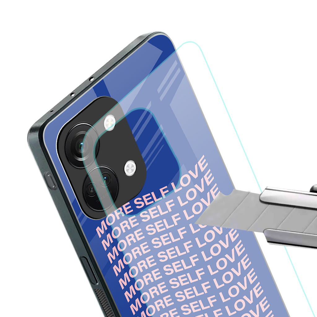 more self love back phone cover | glass case for oneplus nord 3