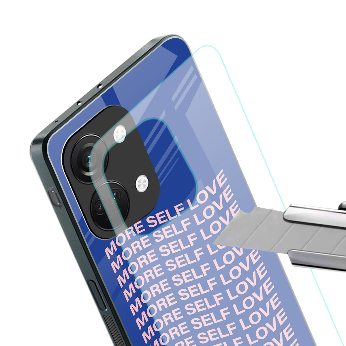 more self love back phone cover | glass case for oneplus nord 3