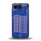more self love back phone cover | glass case for oneplus nord 4