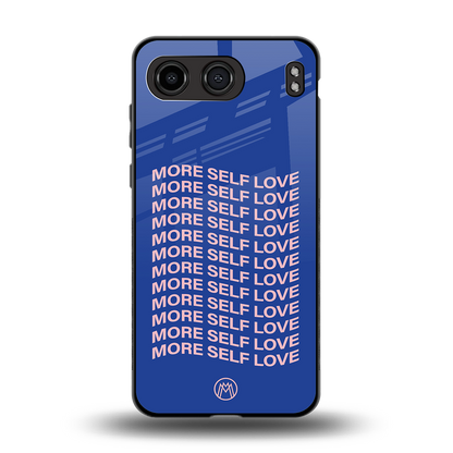 more self love back phone cover | glass case for oneplus nord 4