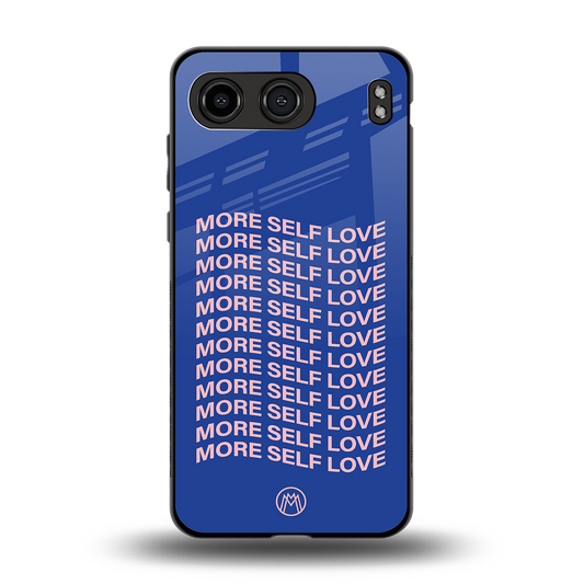 more self love back phone cover | glass case for oneplus nord 4
