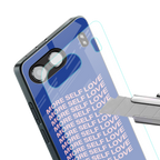 more self love back phone cover | glass case for oneplus nord 4