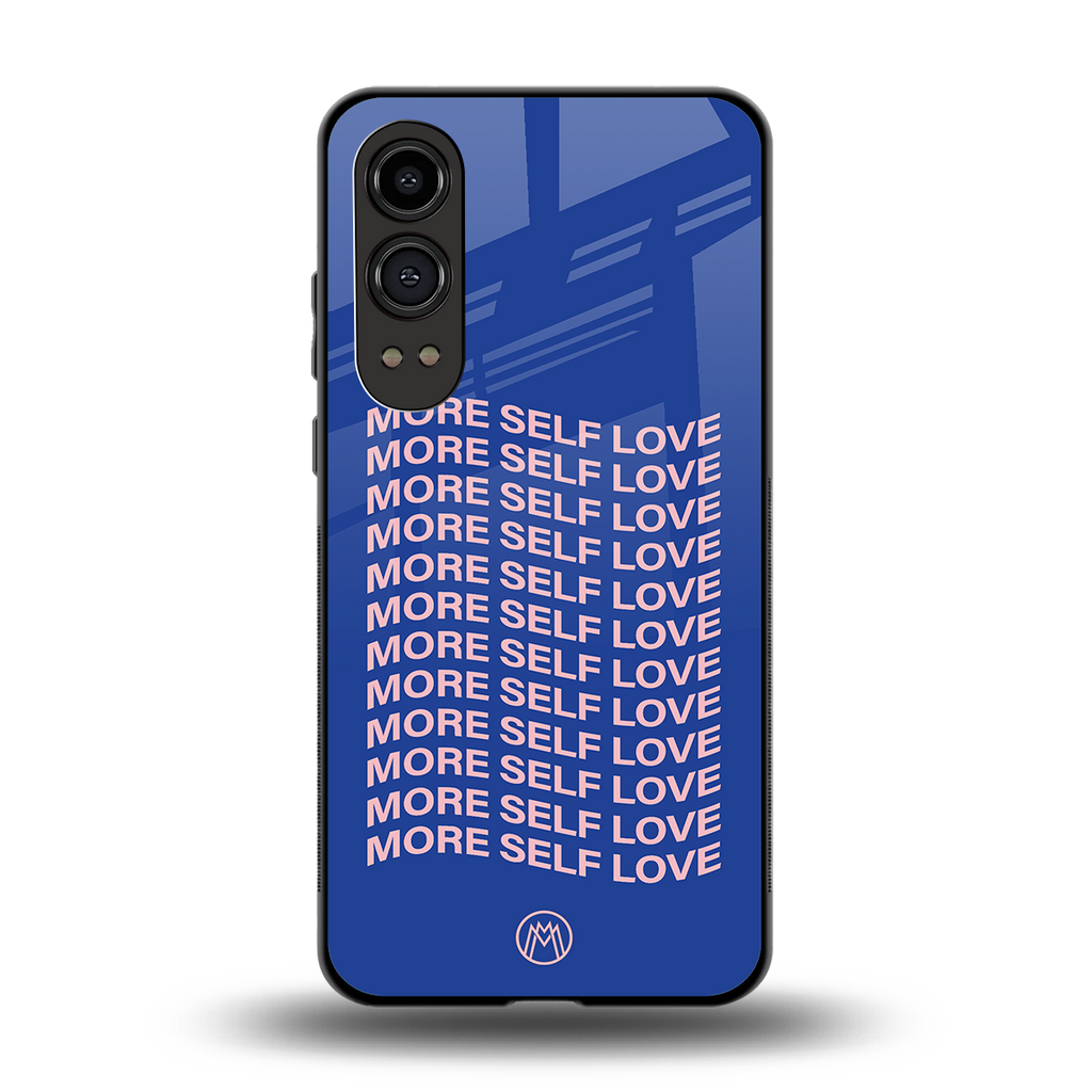 more self love back phone cover | glass case for oneplus nord ce 4 lite