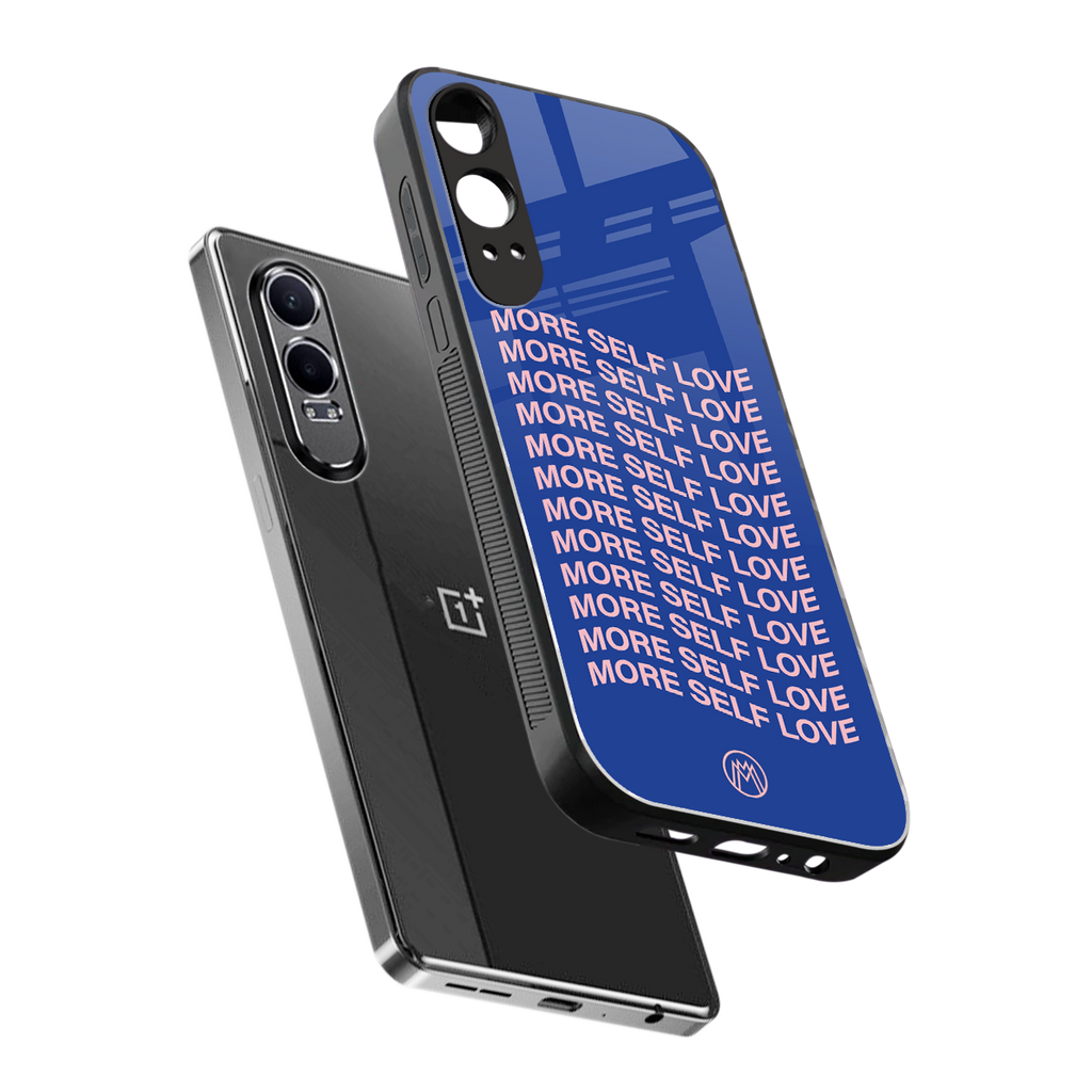 more self love back phone cover | glass case for oneplus nord ce 4 lite