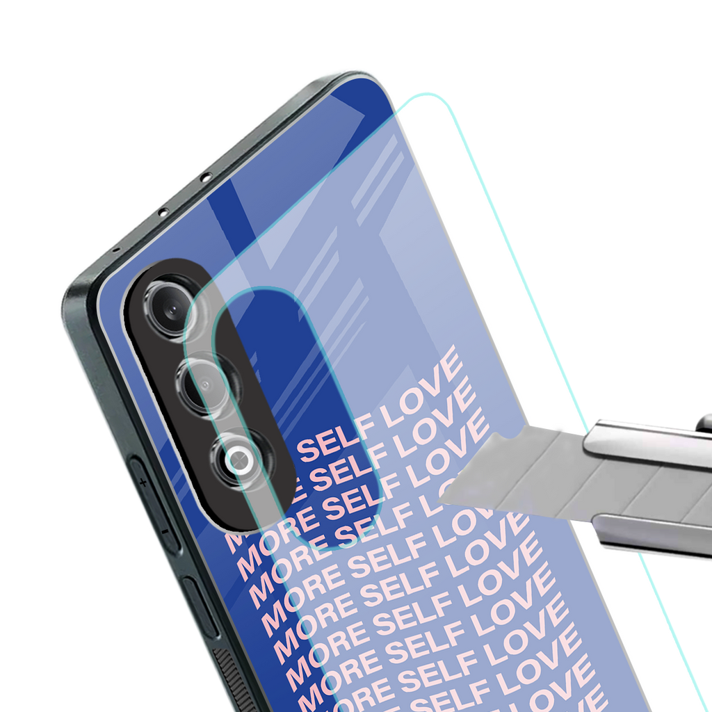more self love back phone cover | glass case for oneplus nord ce 4