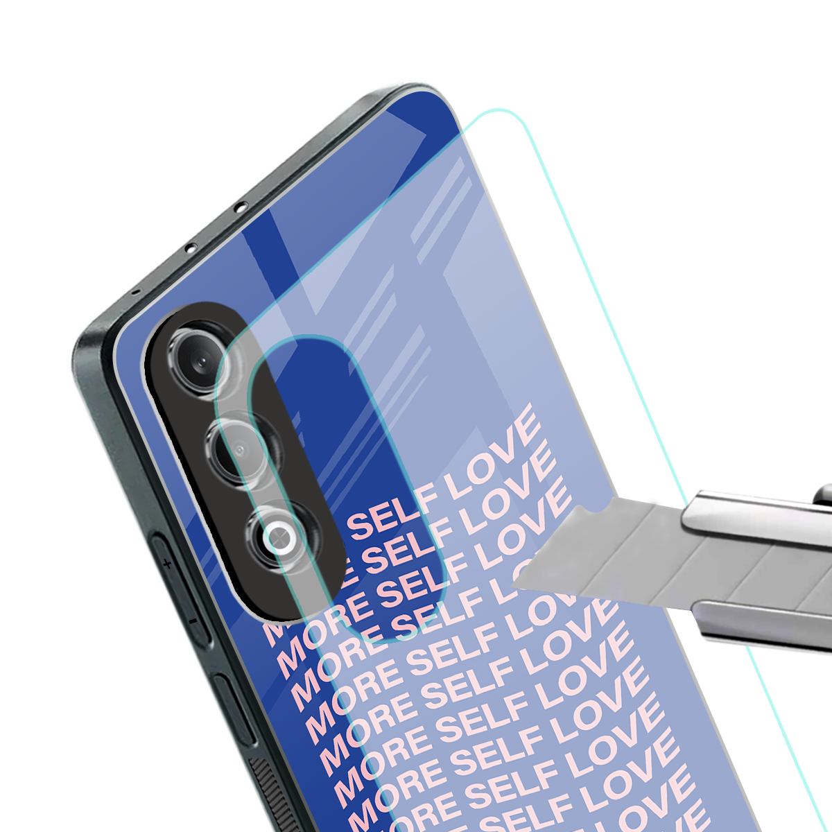 more self love back phone cover | glass case for oneplus nord ce 4
