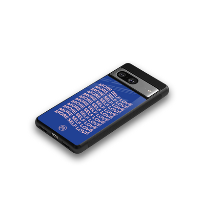 more self love back phone cover | glass case for Google Pixel 8