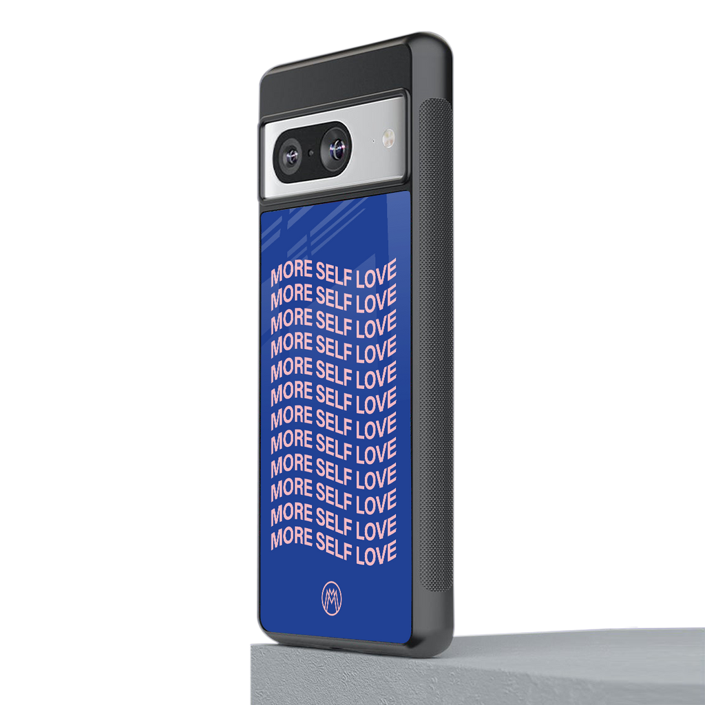 more self love back phone cover | glass case for Google Pixel 8