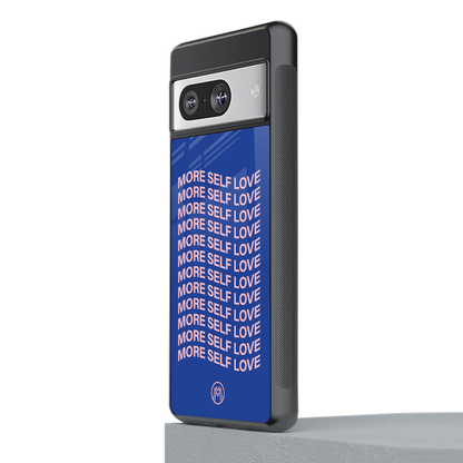 more self love back phone cover | glass case for Google Pixel 8
