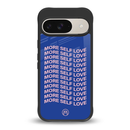 more self love back phone cover | glass case for google pixel 9