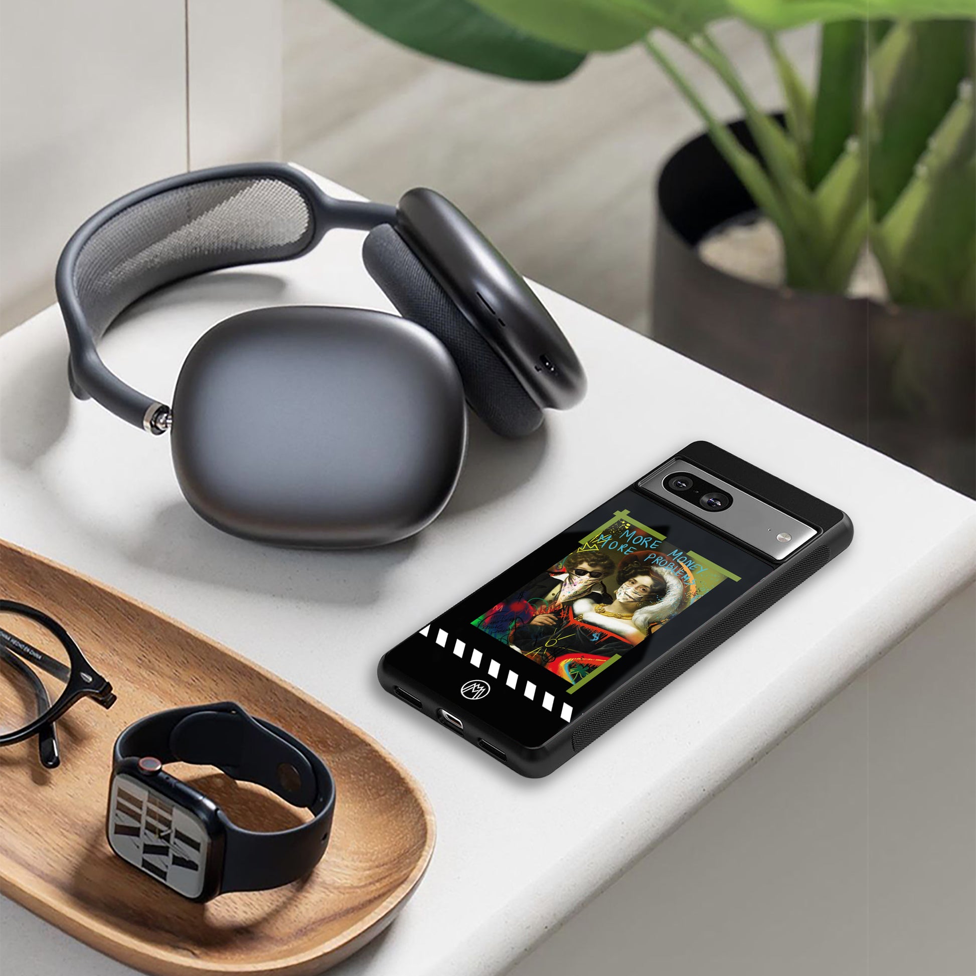 more money more problems back phone cover | glass case for iphone 16