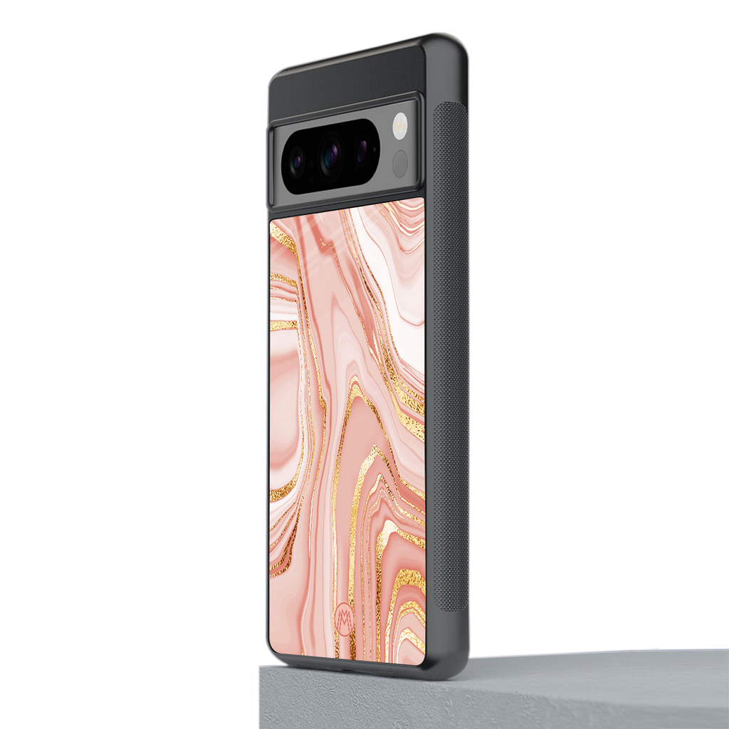 morning sunshine back phone cover | glass case for google pixel 8 pro