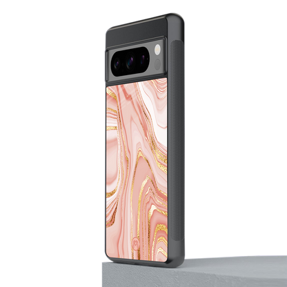 morning sunshine back phone cover | glass case for google pixel 8 pro