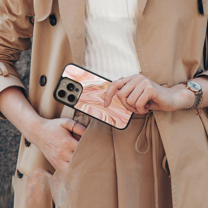 morning sunshine back phone cover | glass case for iphone 16 pro max