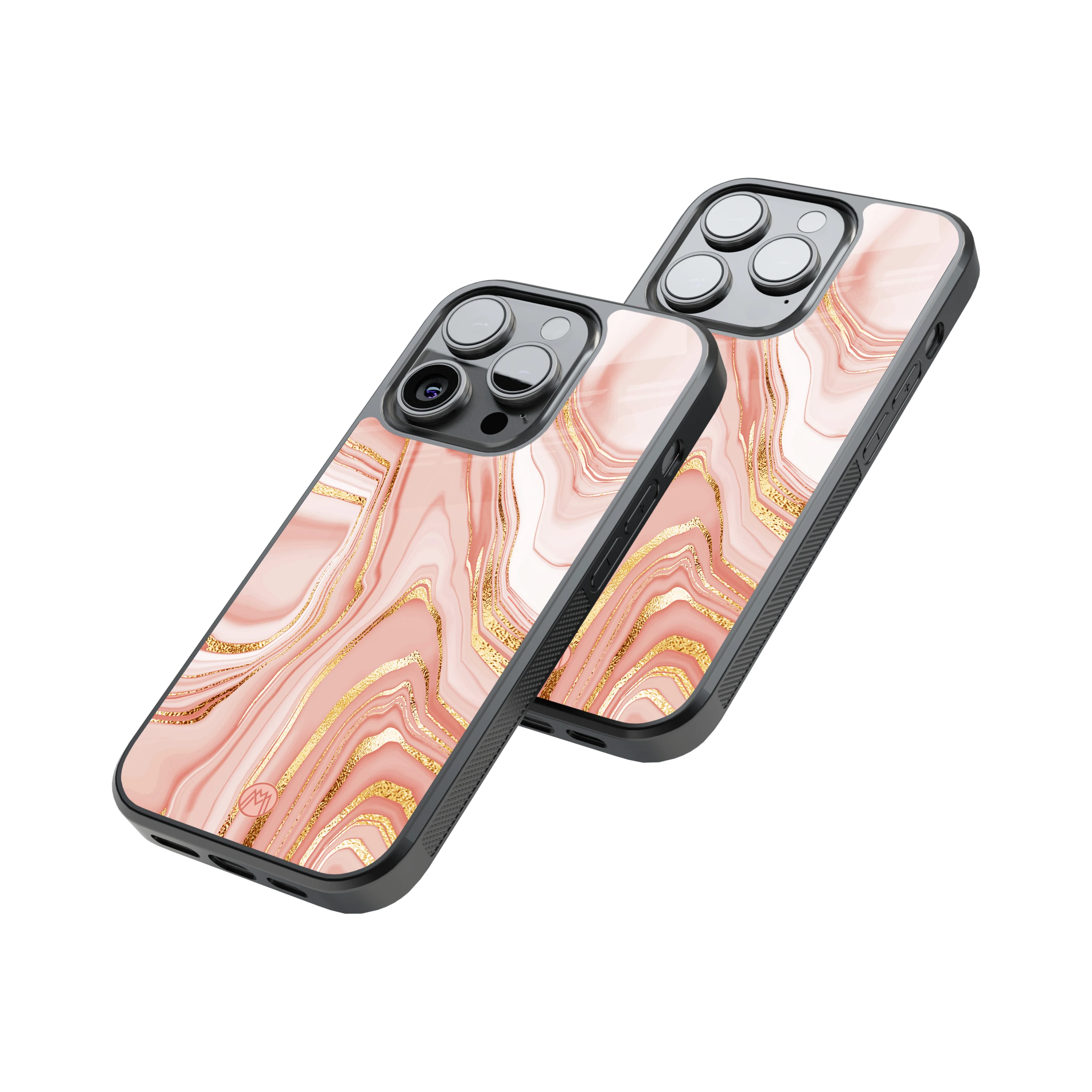 Protective Glass Back Phone Case Compatible with iPhone, Samsung, OnePlus, Pixel & More