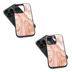 Trendy Glass Back Mobile Case for iPhone, Samsung, Redmi, OnePlus, Google Pixel, Motorola