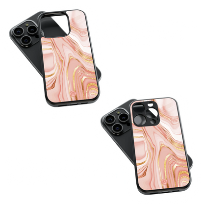 Trendy Glass Back Mobile Case for iPhone, Samsung, Redmi, OnePlus, Google Pixel, Motorola
