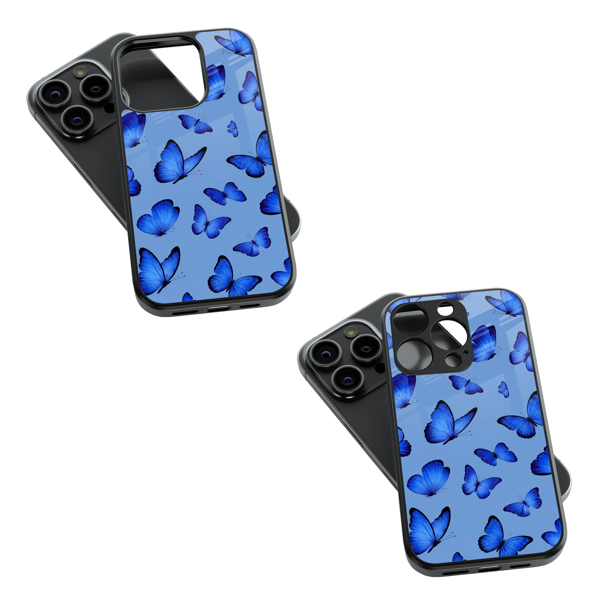 Trendy Glass Back Mobile Case for iPhone, Samsung, Redmi, OnePlus, Google Pixel, Motorola