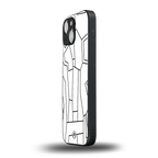 mosaic back phone cover | glass case for iphone 13 mini