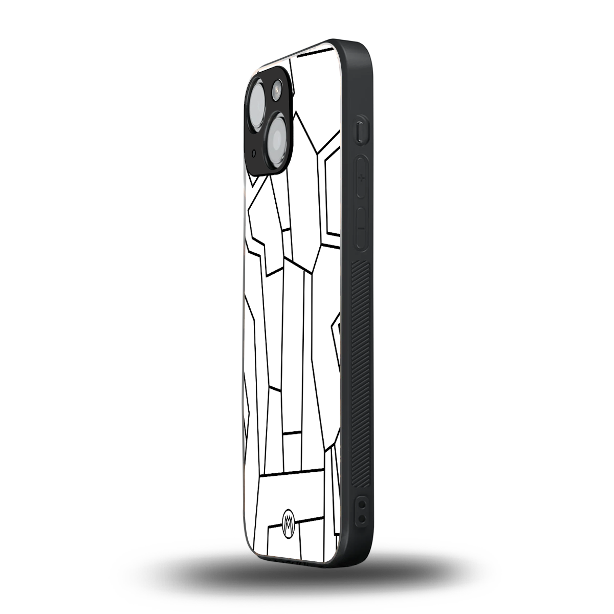 mosaic back phone cover | glass case for iphone 13 mini