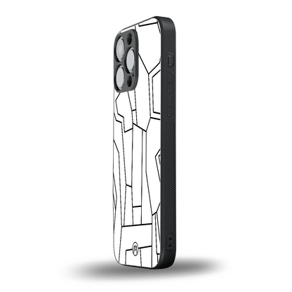 mosaic back phone cover | glass case for iphone 13 pro max