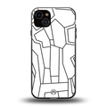 mosaic back phone cover | glass case for iphone 14 plus