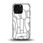mosaic back phone cover | glass case for iphone 15 pro